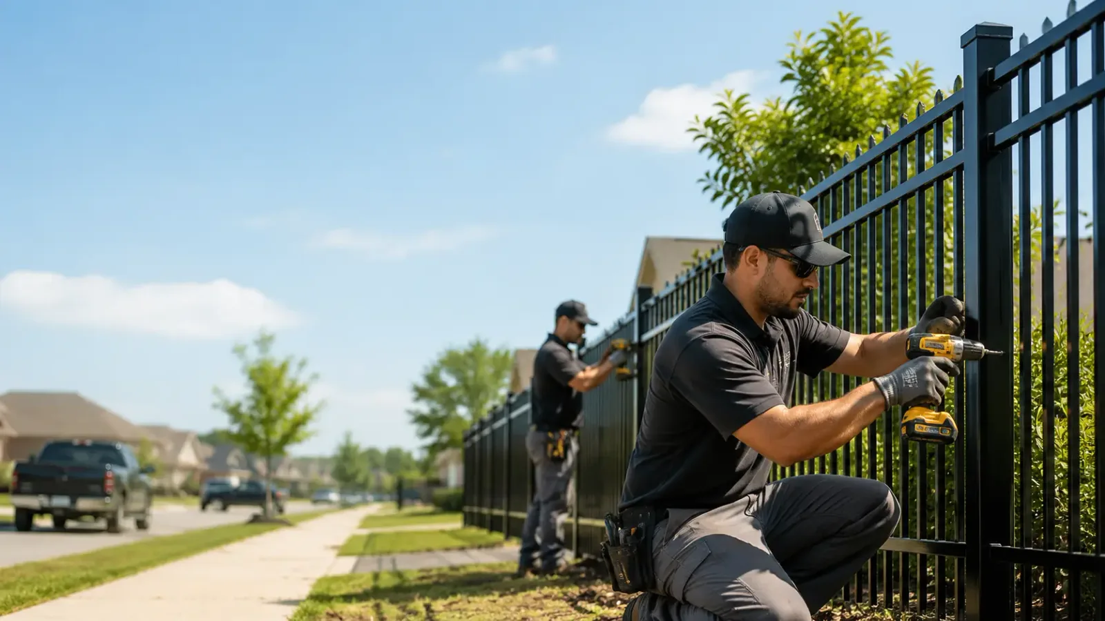Metal Fence Installation in Choctaw, AR